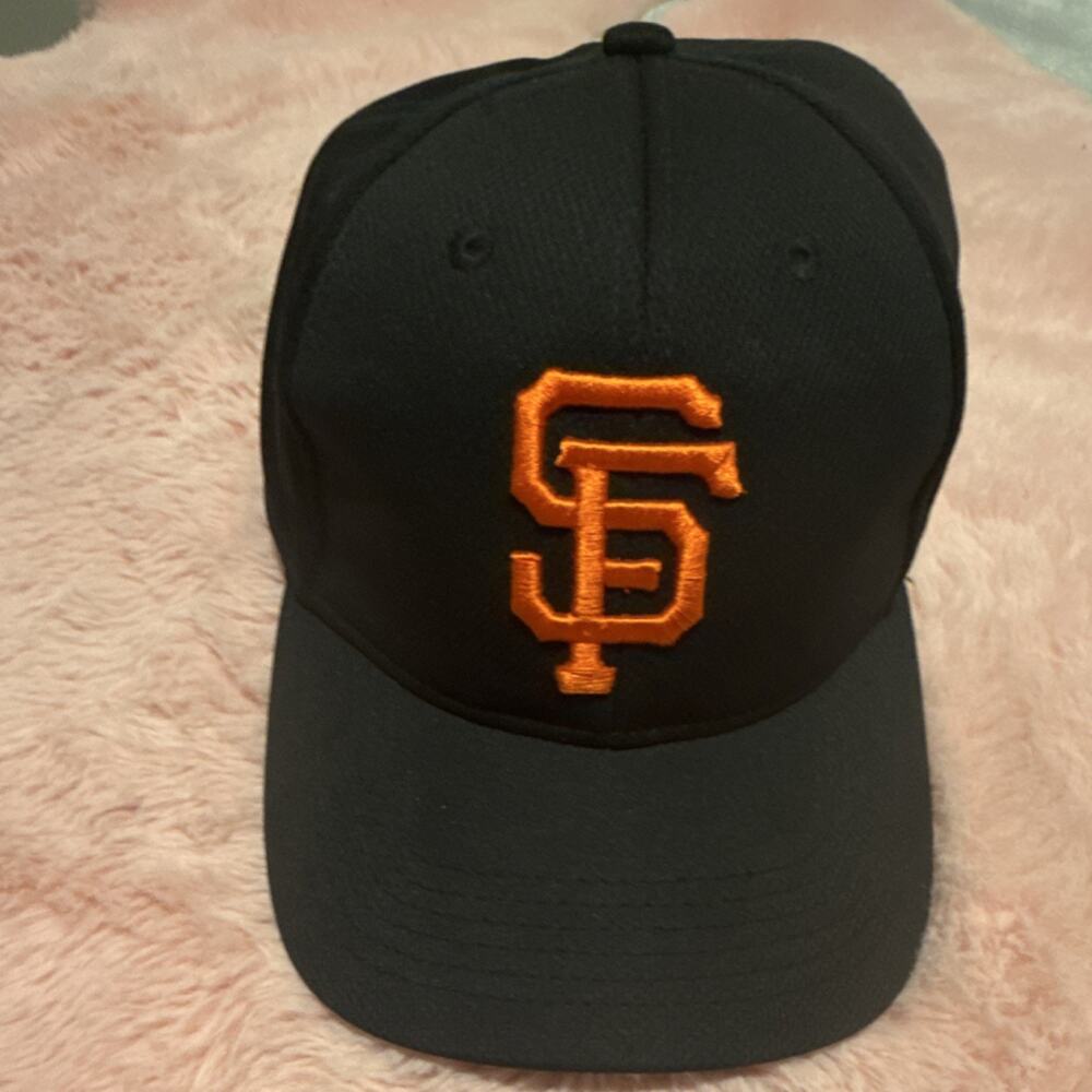 OC Sports San Francisco Giants Black Orange Cap MLB Baseball Officially Licensed
